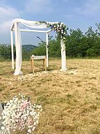 Květinová svatební brána (750)