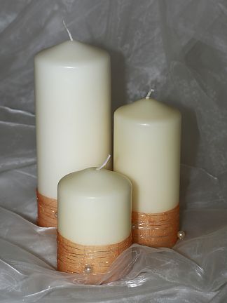 Zdobené svíčky