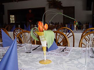 Květinové dekorace, Hotel Sen