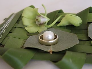 Polštářek na snubní prsteny