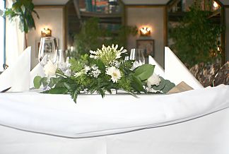 Dekorace svatební tabule