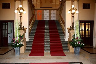 Květinové dekorace-Palác Žofín